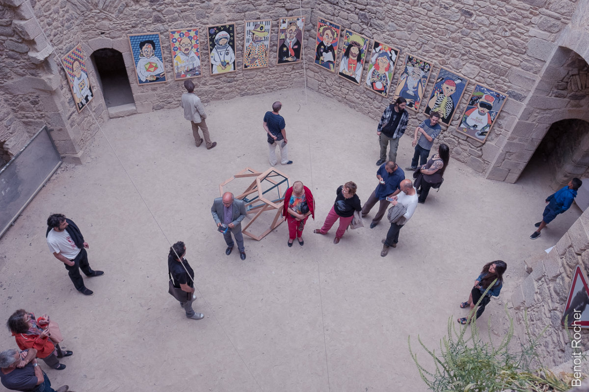 Vernissage donjon - Exposition Factory 87 - Donjon de Bridiers, La Souterraine